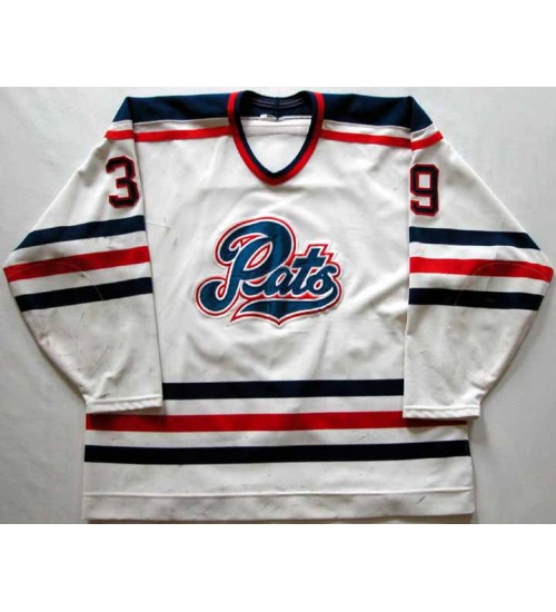 Custom WHL Regina Pats 1996 Curtis Tipler Home Hockey Jersey White